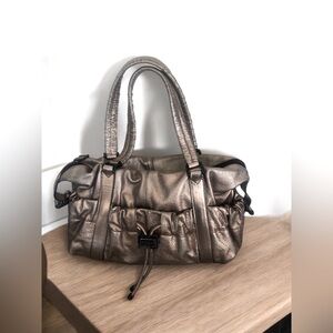Burberry Metallic Bronze Shoulder Bag